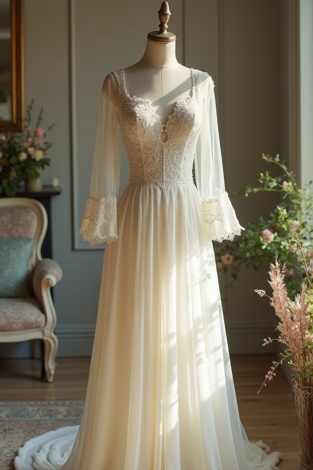 vintage elegance in satin