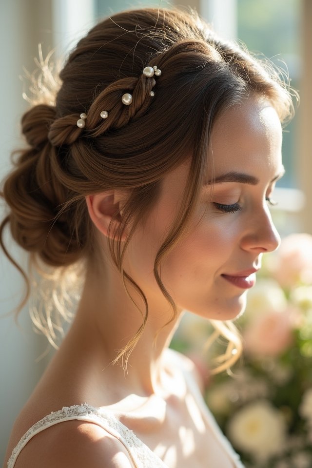 vintage elegance updo hairstyle