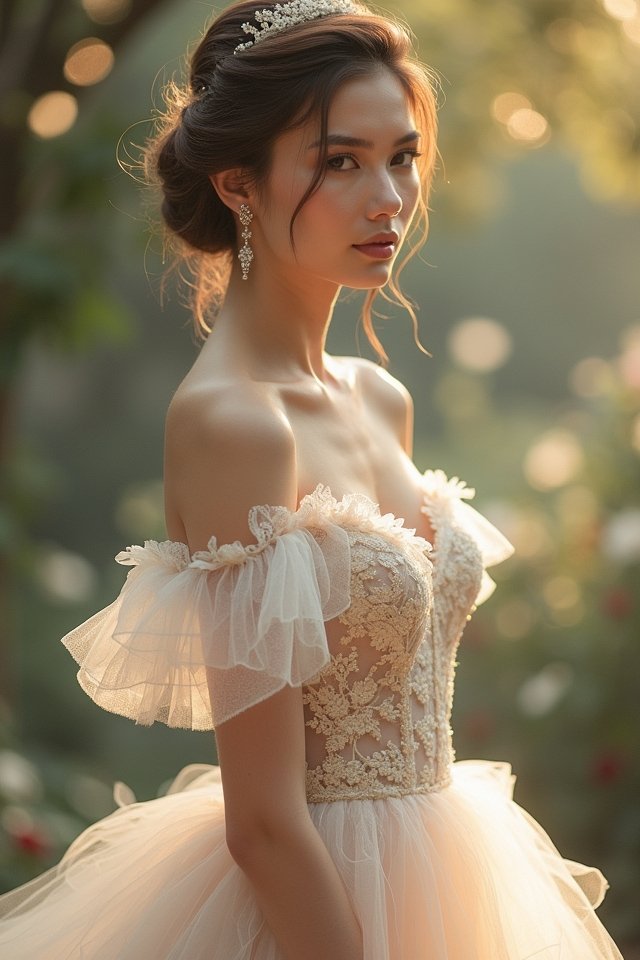 vintage elegance with allure