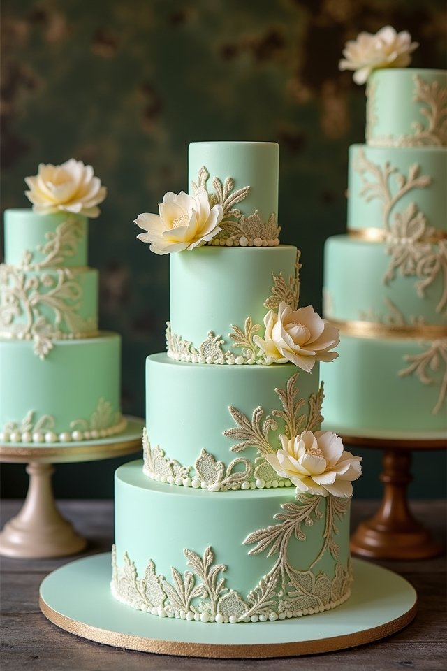 vintage elegance with greenery