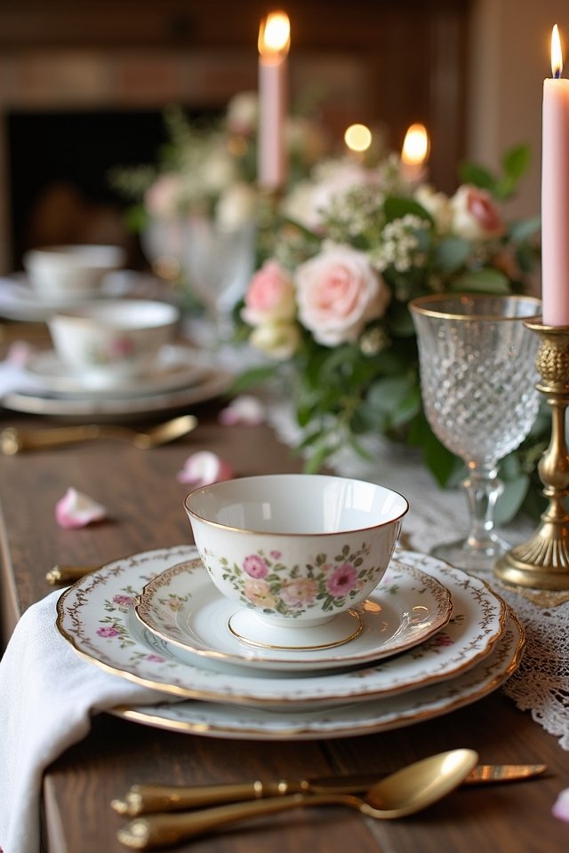 vintage elegance with heirlooms