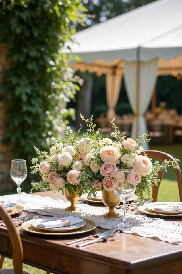 vintage floral arrangements delight