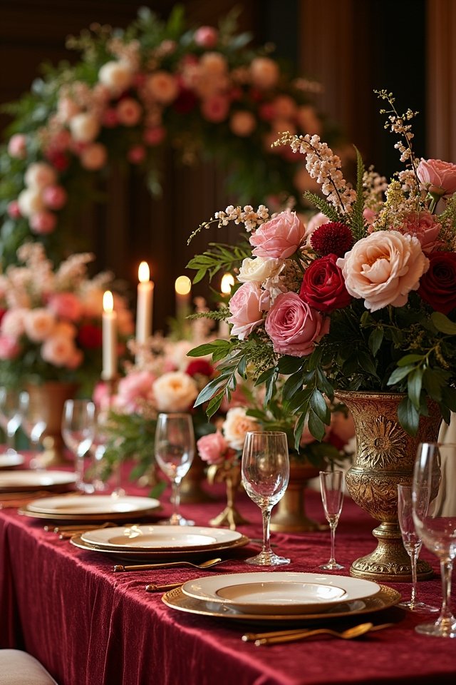 vintage floral elegance blooms