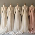 vintage full sleeve gowns