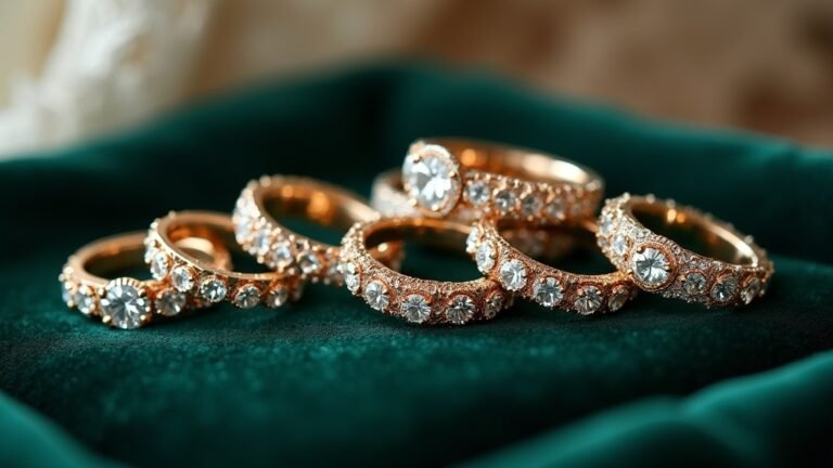 vintage glam wedding bands