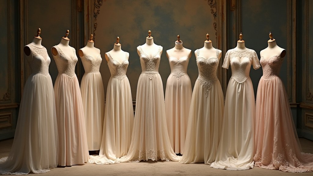 vintage glam wedding dresses