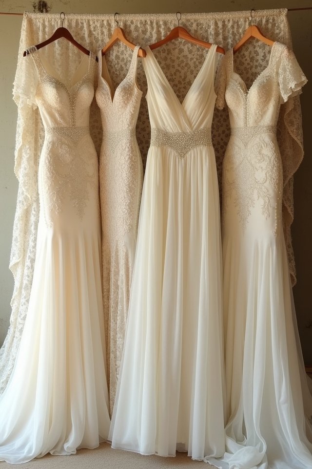 vintage glam with embellishments