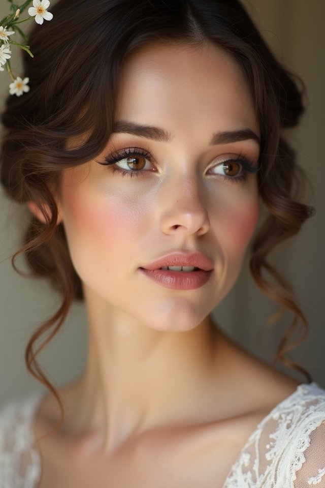 vintage glamour bridal beauty