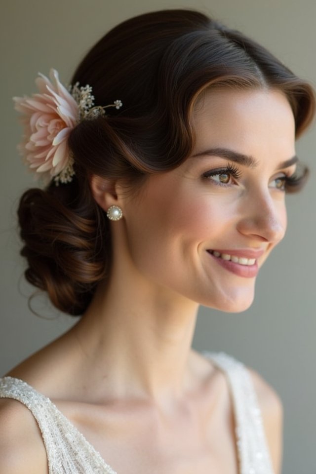 vintage glamour finger waves