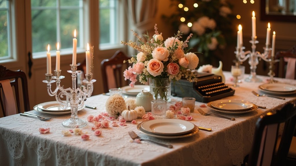 vintage glamour wedding details