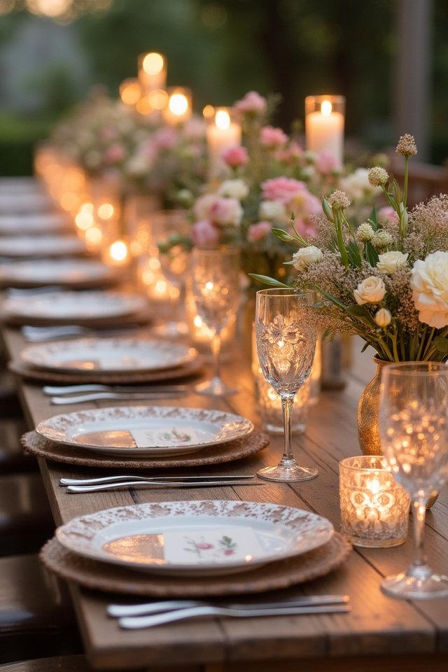 vintage glassware and tableware