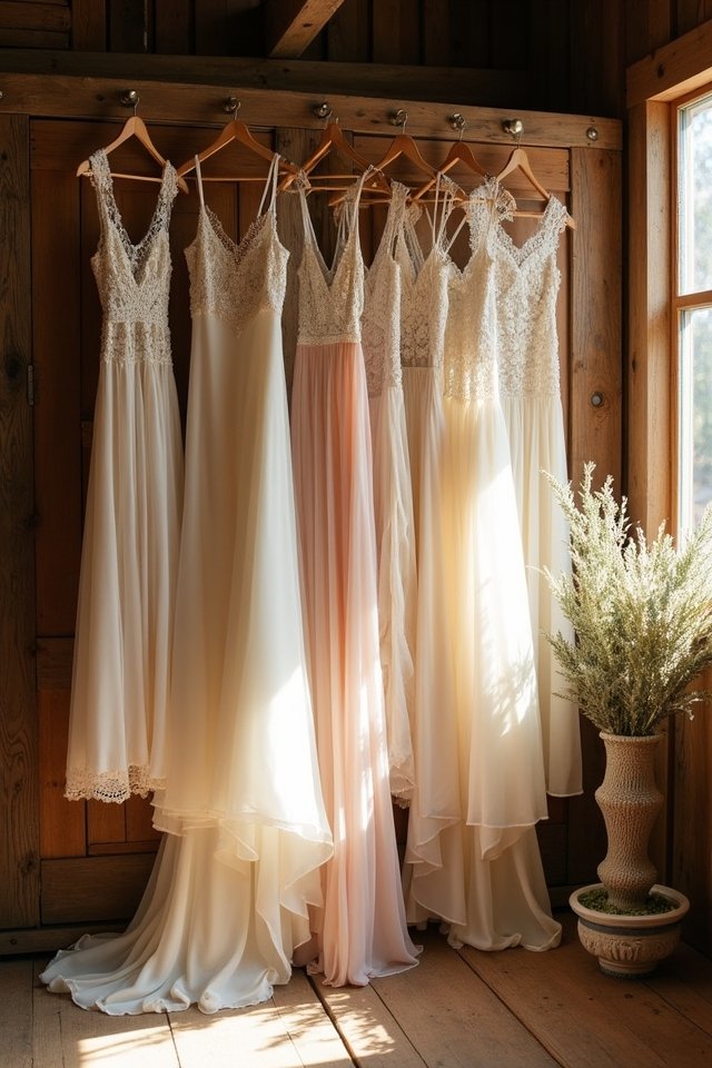 vintage gown with unique details