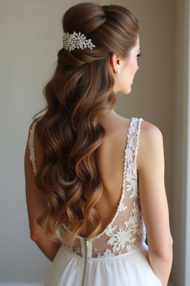 vintage hollywood bridal elegance
