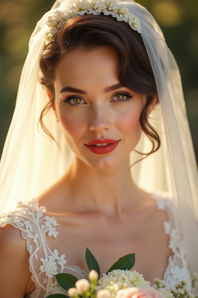 vintage inspired romantic makeup