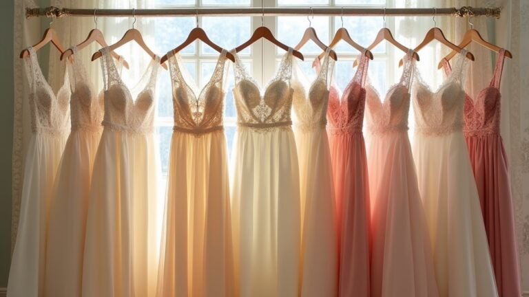 vintage inspired square neck gowns