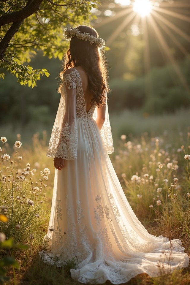 vintage lace boho elegance