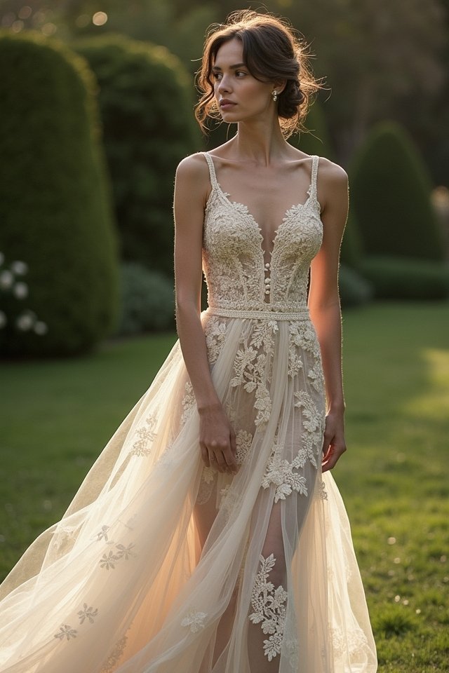 vintage lace bridal elegance