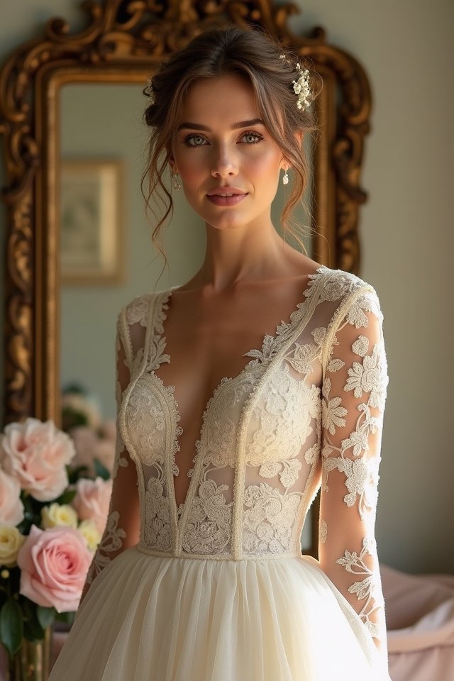 vintage lace wedding elegance