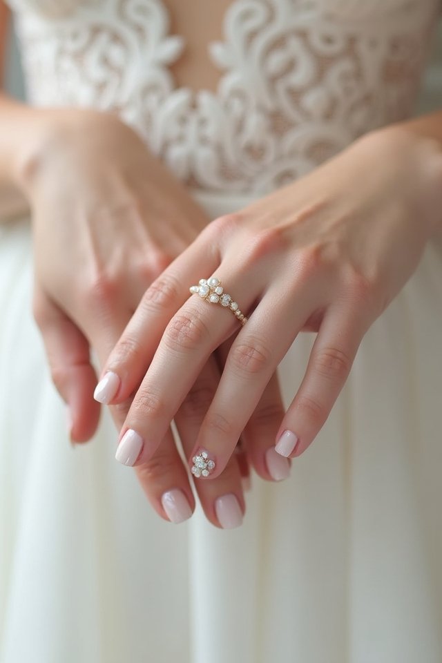 vintage pearl wedding elegance