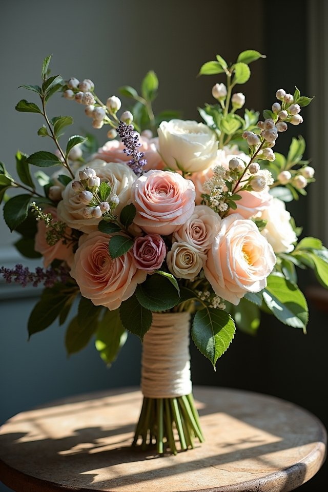 vintage quince bouquet ideas