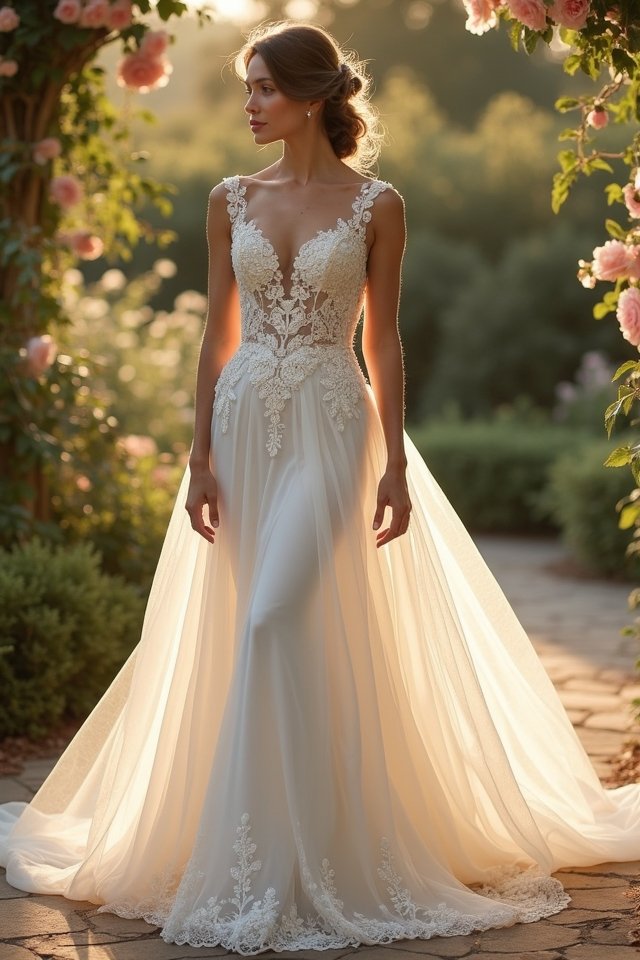 vintage romance lace gowns