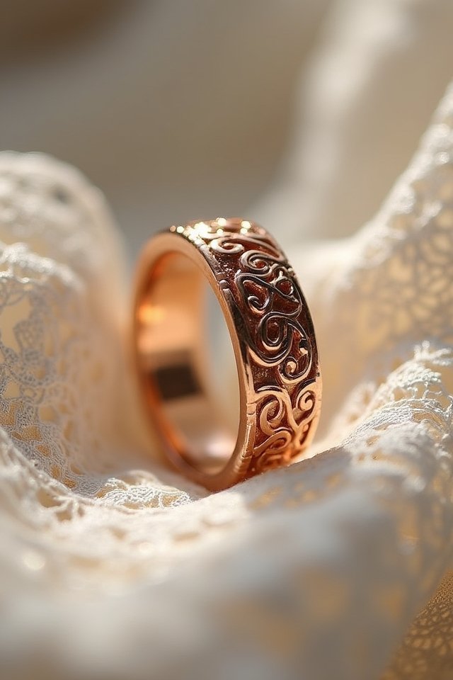vintage rose gold elegance