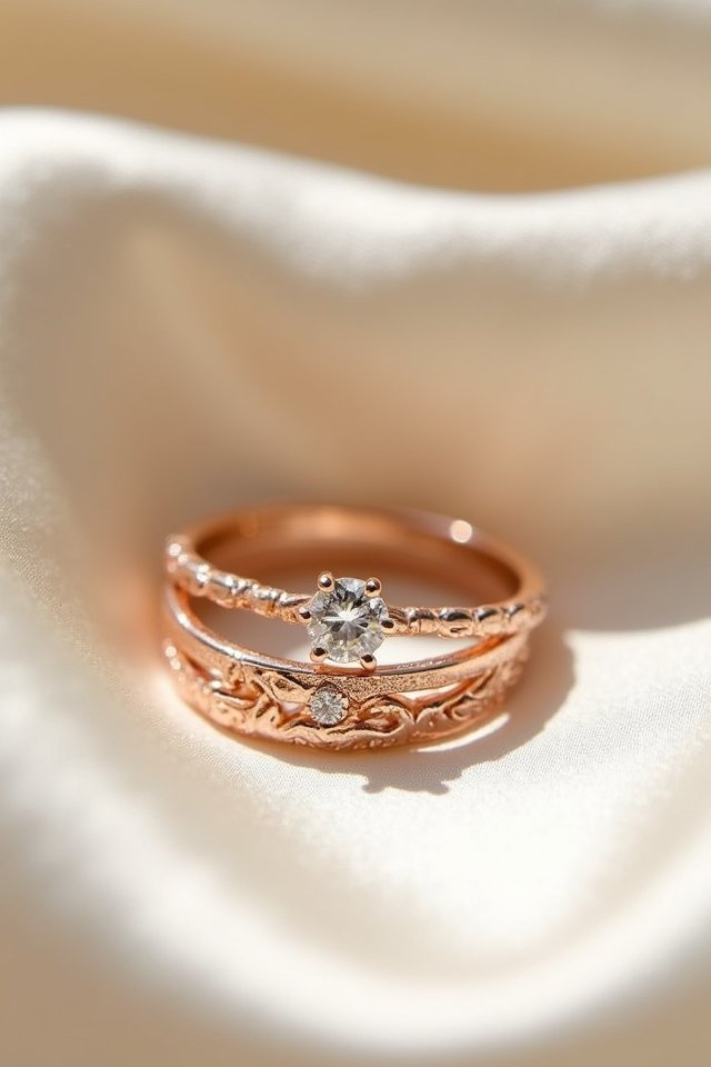 vintage rose gold elegance