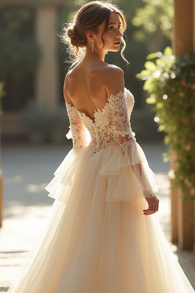 vintage ruffles add charm