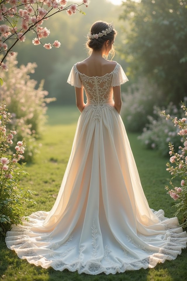 vintage satin princess dress