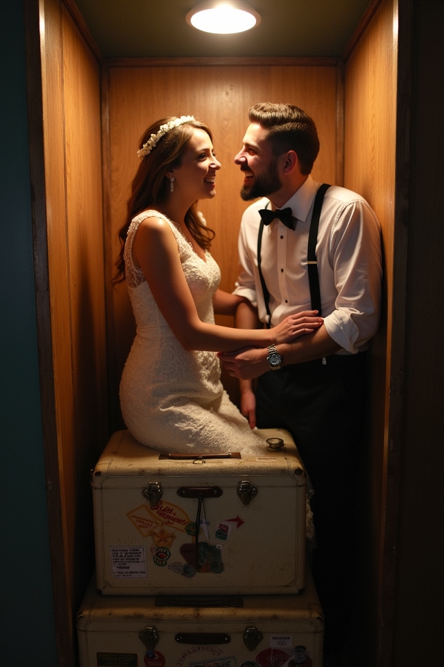 vintage suitcase photo adventure