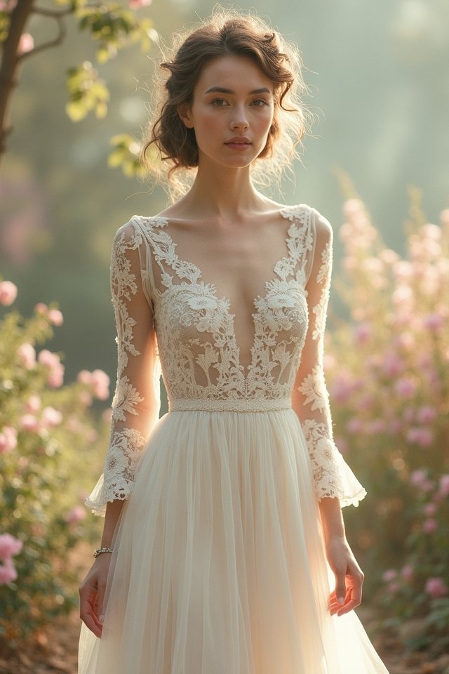 vintage tea length dress elegance