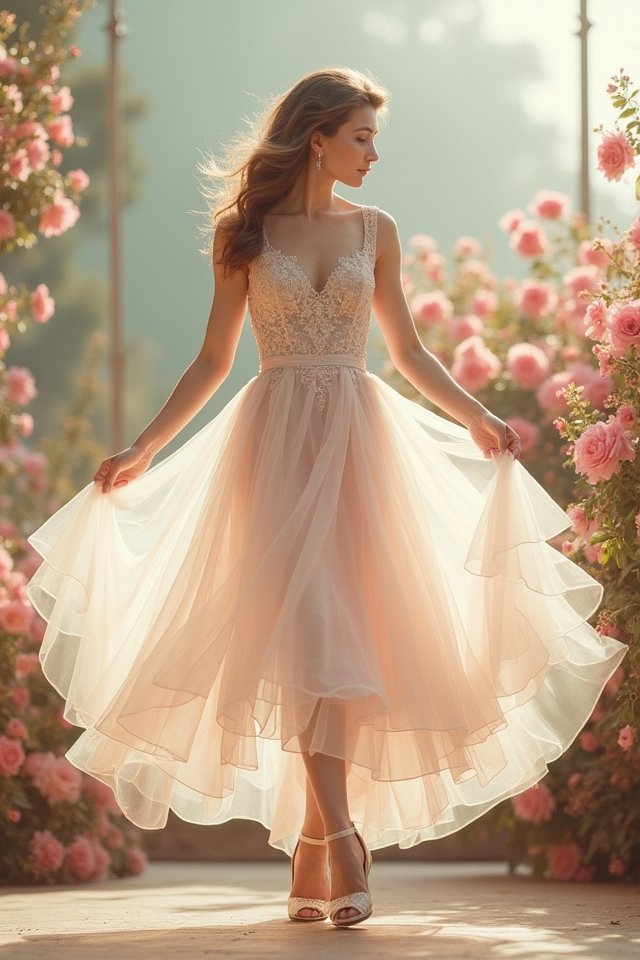 vintage tea length elegance revealed