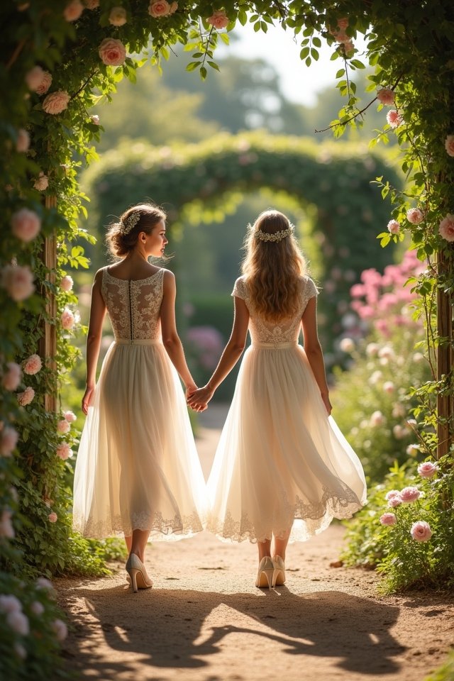vintage tea length wedding dress