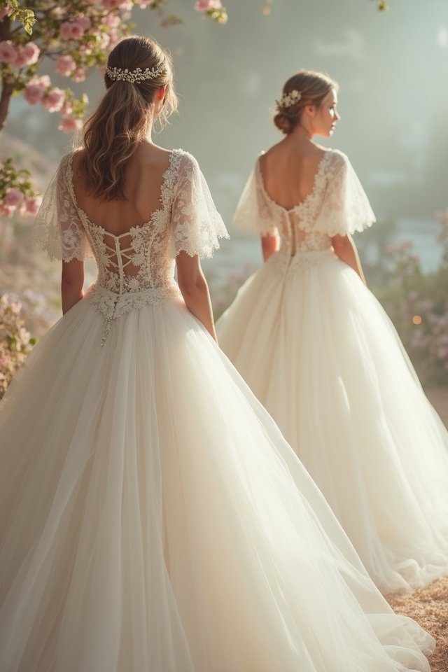 vintage tulle gown elegance