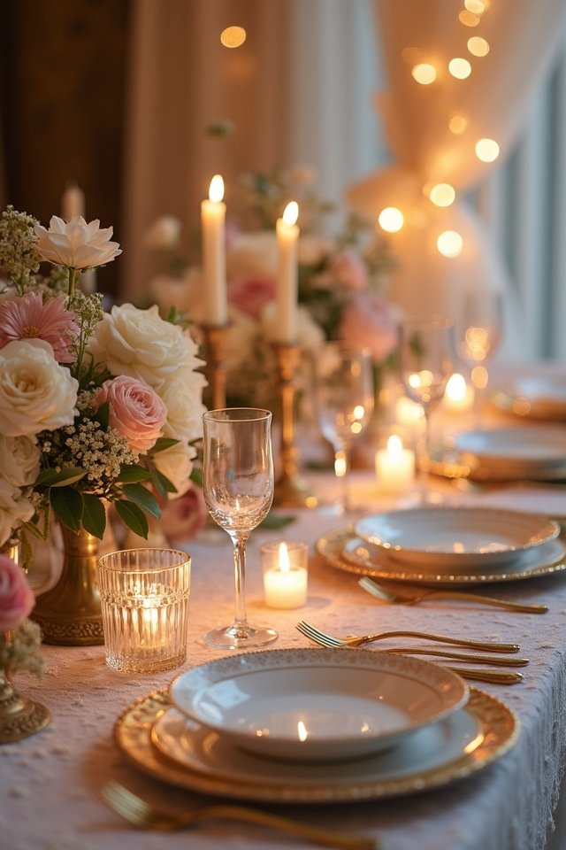 vintage wedding table elegance