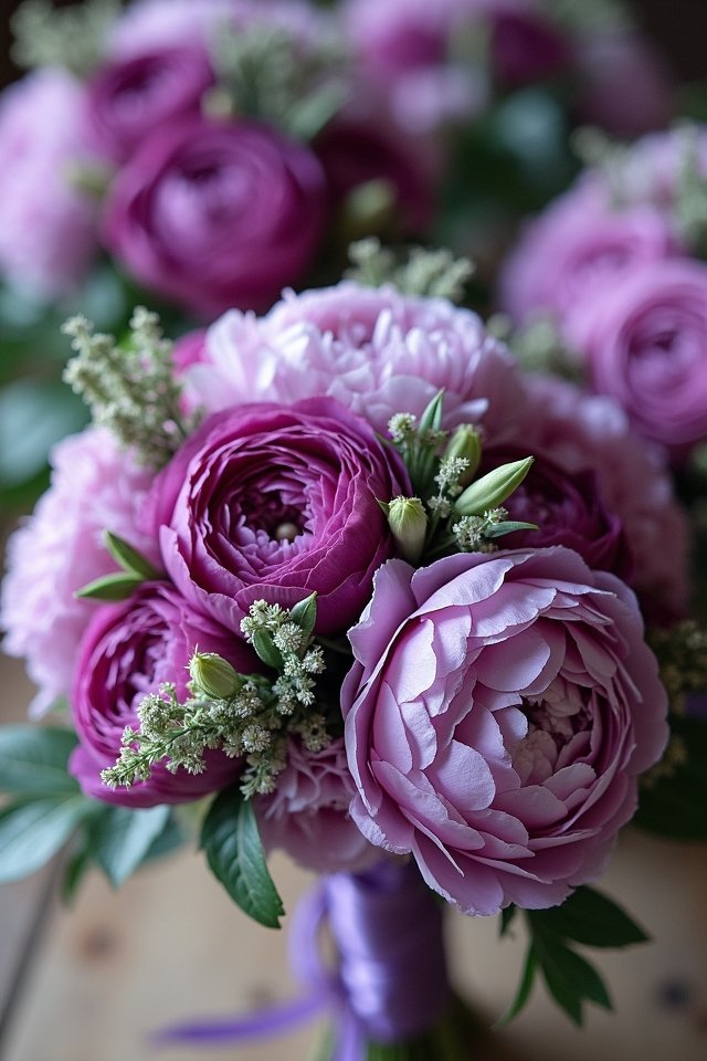 violet floral romance blend