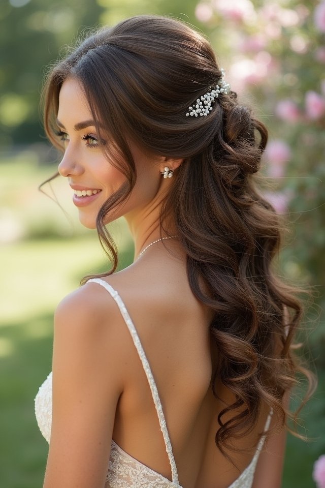 voluminous curls with twist