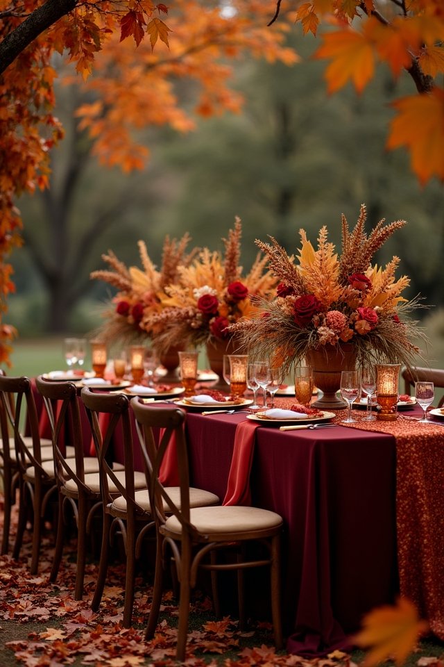warm autumn wedding vibes
