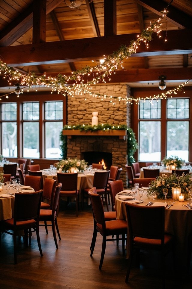 warm cozy reception atmosphere