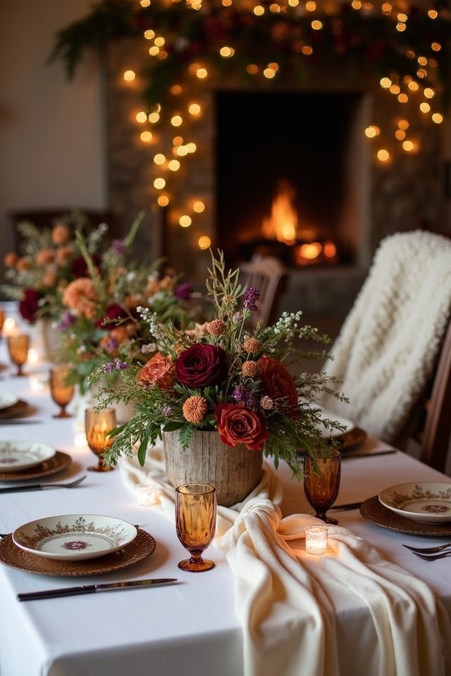 warm earthy wedding colors