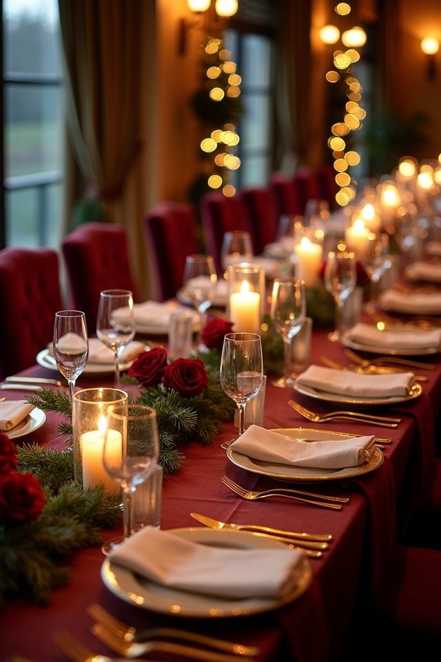 warm jewel tones elegance