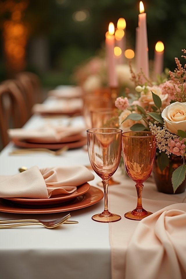 warm terracotta cream elegance