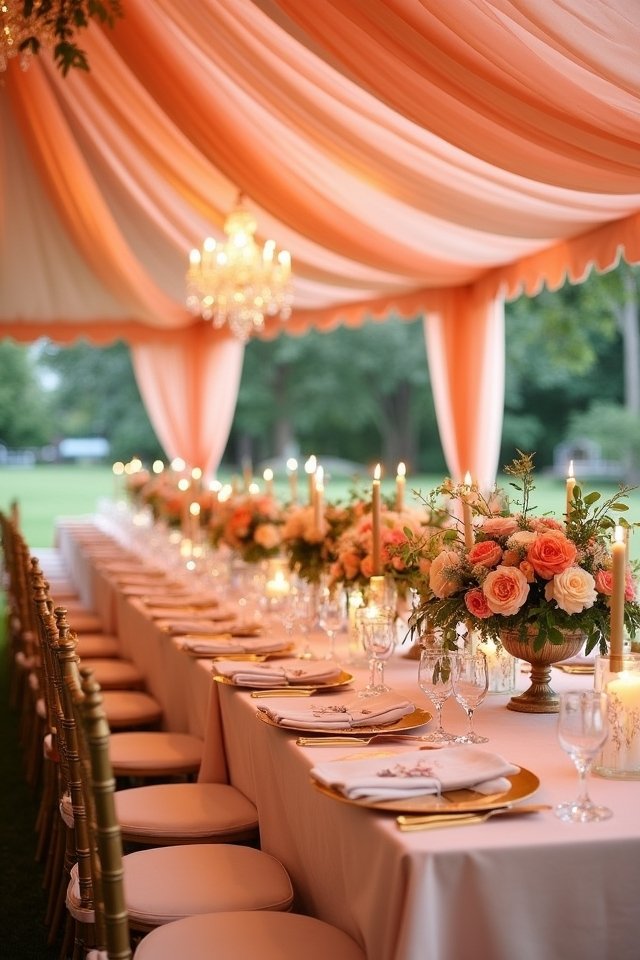 warm vibrant wedding atmosphere