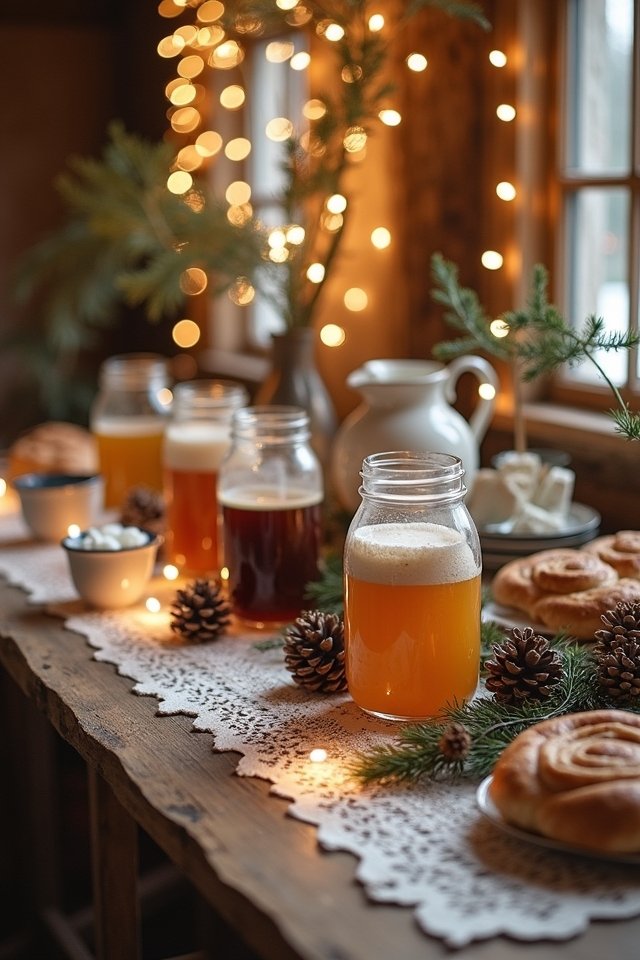 warm winter beverage celebration