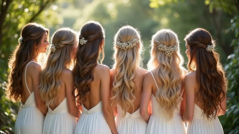 wavy hairstyles for brides
