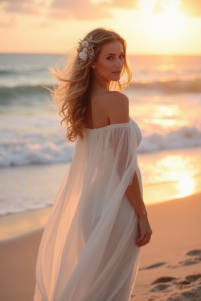 weightless elegance beachside gowns