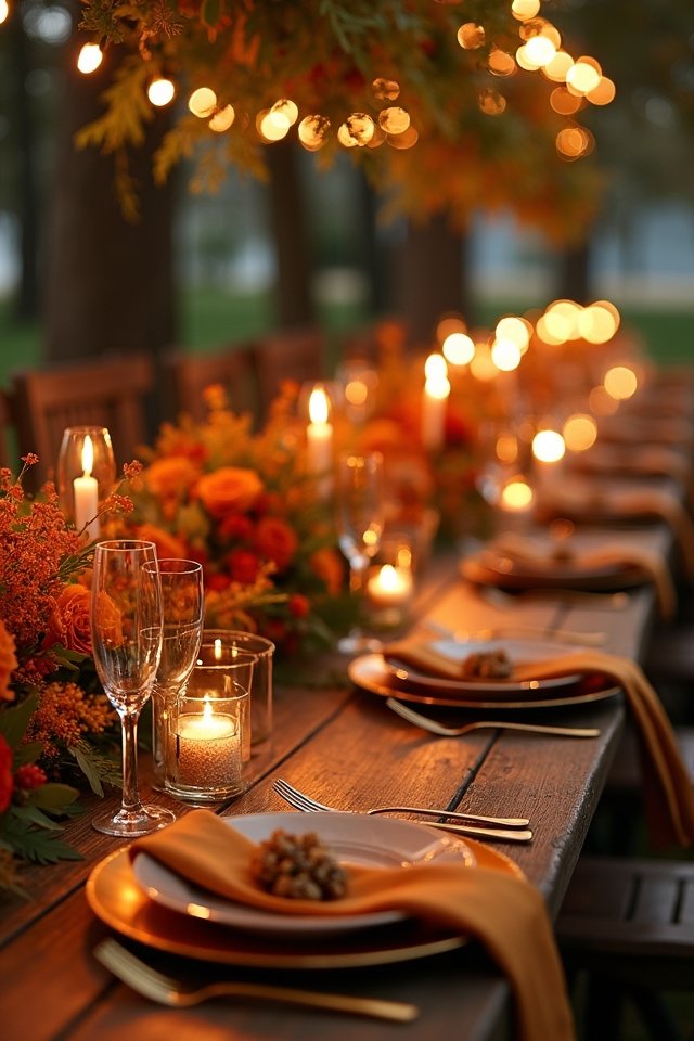 whimsical autumn wedding decor