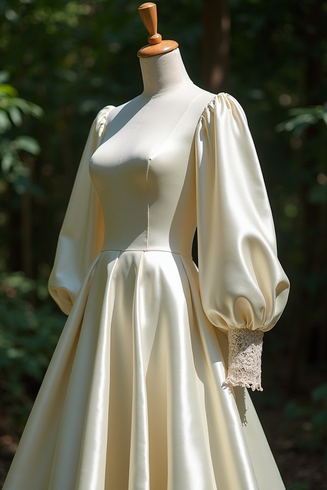 whimsical balloon sleeve elegance