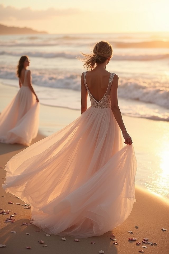 whimsical beach wedding dresses