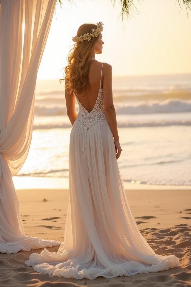 whimsical bohemian beach elegance